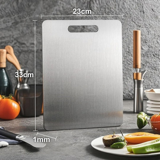 Schneidebrett für Brot Kunststoff Gray 34x23cm 1Stück