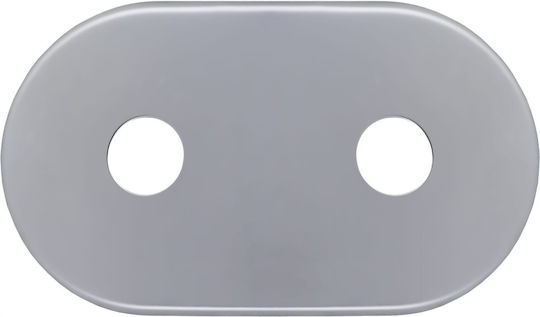 Flache Doppelabdeckplatte Edelstahlventile A Abstand 50 Mm Lochdurchmesser 16 Mm – Fi16 S