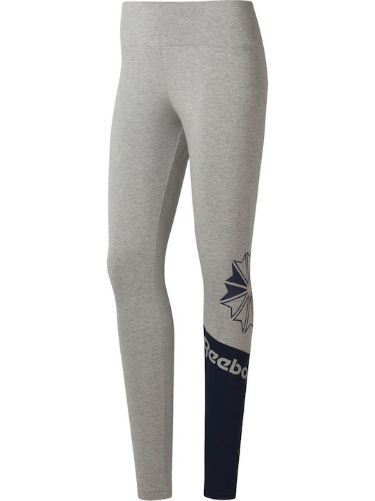 Classics Logo Women's Long Training Legging Gray