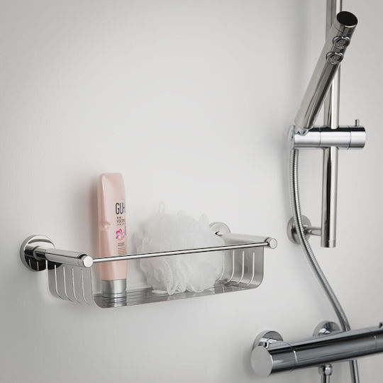 TIGER An der Wand montiert Badezimmerregal Metallisch Gray