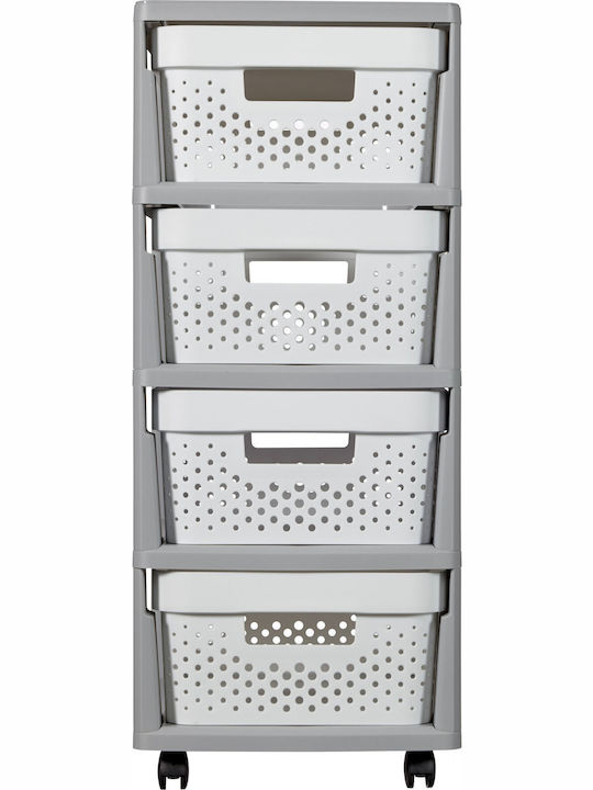 Curver Kd Shelf Boden Badezimmerregal Kunststoff 30x36x69cm Gray