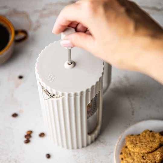 Klausberg Cafetieră Cu Filtru Manual Din Plastic Albă 1lt