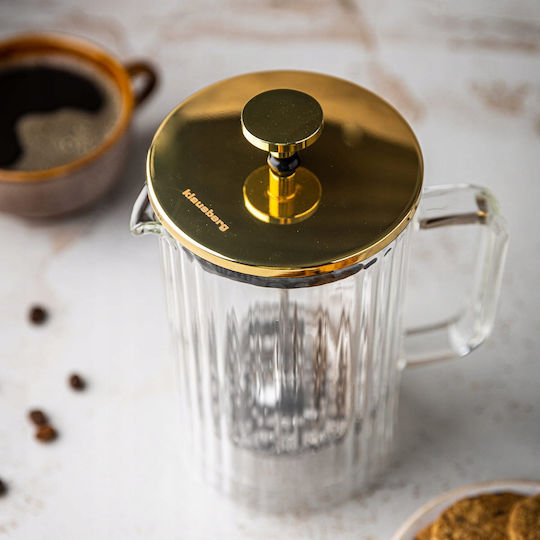 Klausberg Manual Filter Coffee Maker Stainless Steel Silver 600ml