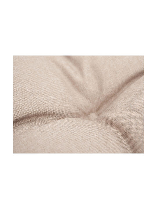 Αδιάβροχο Μαξιλάρι Κούνιας Κήπου με Πλάτη Beige 100x120εκ.