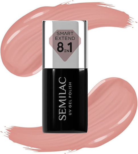 Semilac Glossy Βερνίκι Νυχιών Soft Beige 801 7ml