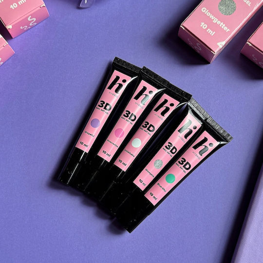 Hi Hybrid Glossy Βερνίκι Νυχιών Μακράς Διαρκείας Μπλε 10ml