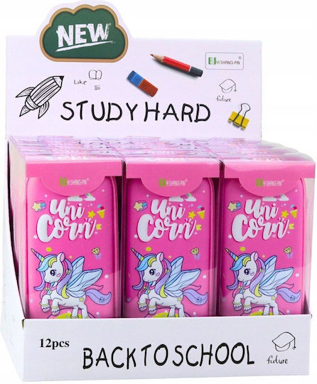 Lean Toys Κασετίνα Ροζ