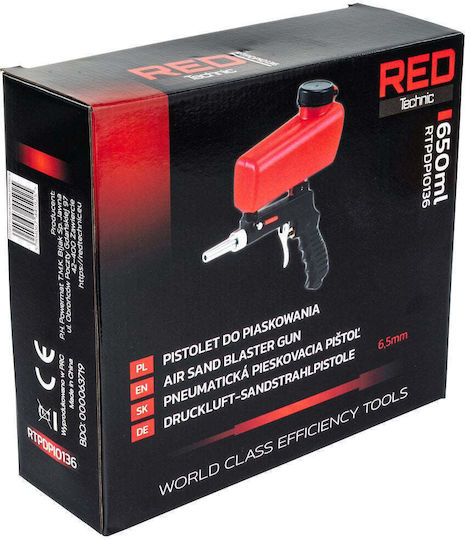 Sandstrahlpistole 8 Bar Rotes Technic Rtpdpi0136