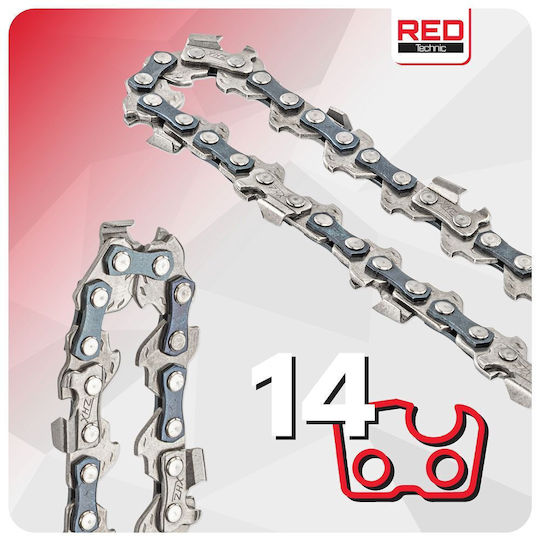 4" Guide Bar Chain Electric Chainsaw Red Technic Rtpr0161