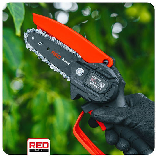 4" Guide Bar Chain Electric Chainsaw Red Technic Rtpr0161