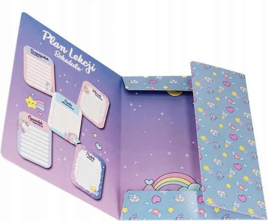 A4 Unicorn Folder Elastic Stk Fol10/100