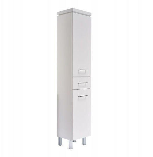 Cersanit Olivia Dulap Coloană Pentru Baie Pardoseală M35xB30xÎnălțime180cm Alb