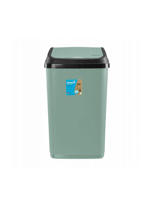 Aptel Coș de Gunoi Plastic Verde 10lt 1buc