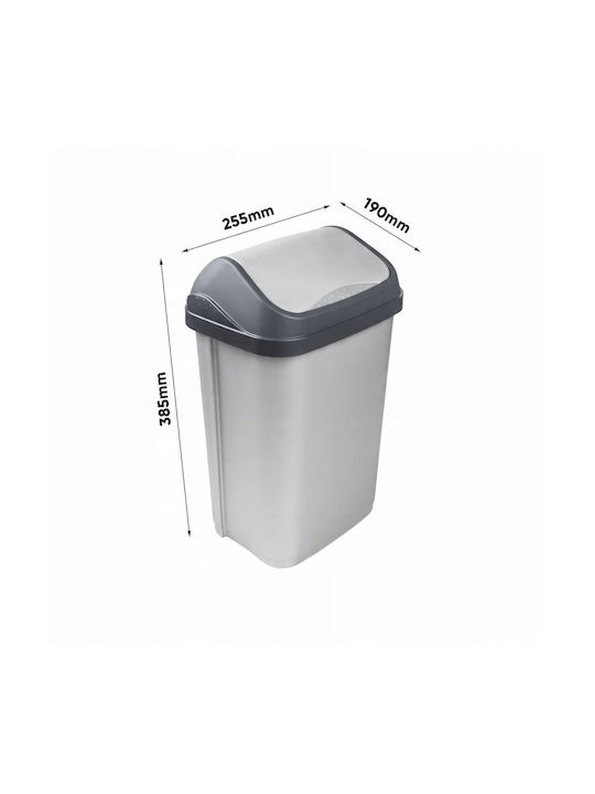 Aptel Coș de Gunoi Plastic Verde 10lt 1buc