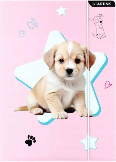 A4 Doggy Папка с Еластична Лента Fol10/100