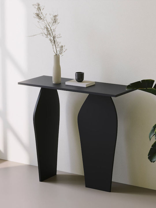 Arya Wooden Console Table Black L100xW40xH90cm