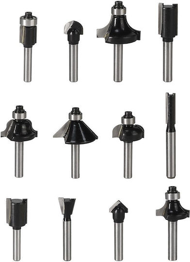 Hartmetall Holzfräser 6 Mm Schaft Set 12 Stück