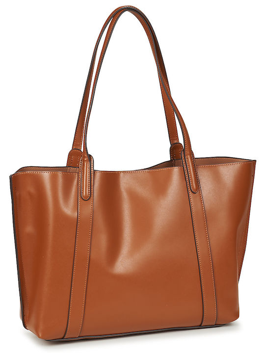 Shopping Γυναικεία Τσάντα Shopper Ώμου Καφέ