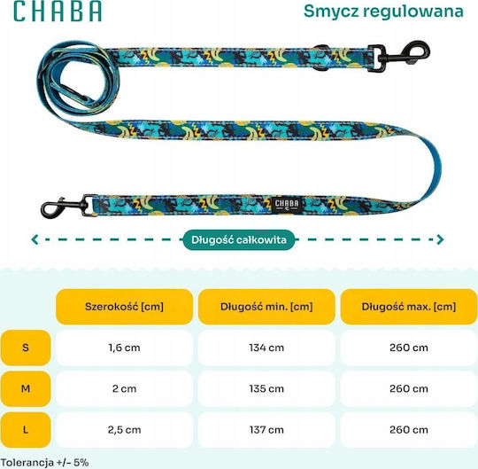 Ρυθμιζομενη Ταινια Chaba Chaba Leash Story Carnival ``l`` 2,5x260εκ