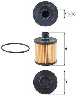 Filtru De Ulei Mahle Ox 779d