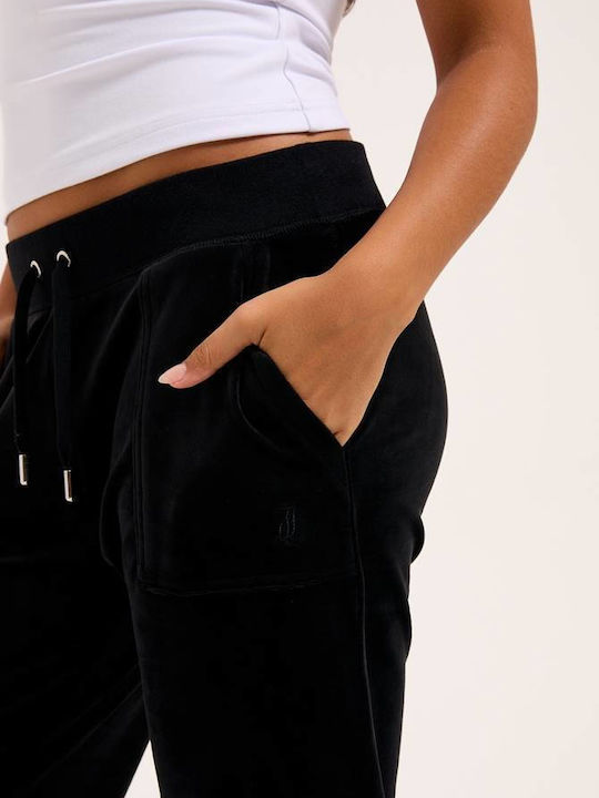 Sweatpants Jogger Velvet Black