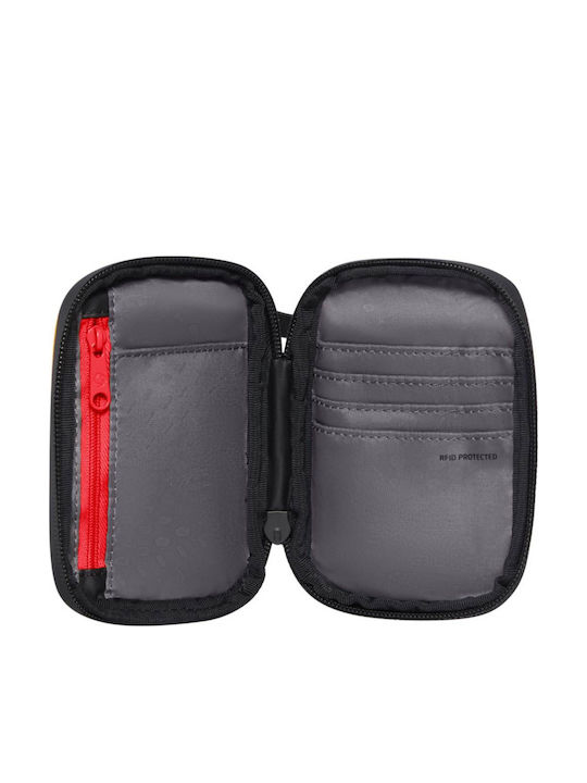 Ecodiver Addons Wallet Ανδρικό Πορτοφόλι Ταξιδίου Μαύρο