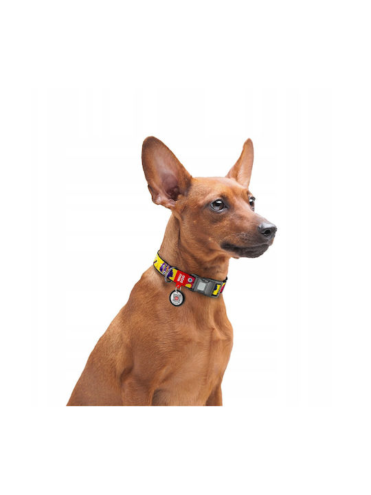 Collar Waudog Nylon Nylon Collar Qr Passport Plastic Fastex Furry Monsters Pattern L 25mm/33-49cm Collar Waudog Nylon Nylon Collar Qr Passport Plastic Fastex Furry Monsters Pattern L 25mm/33-49cm