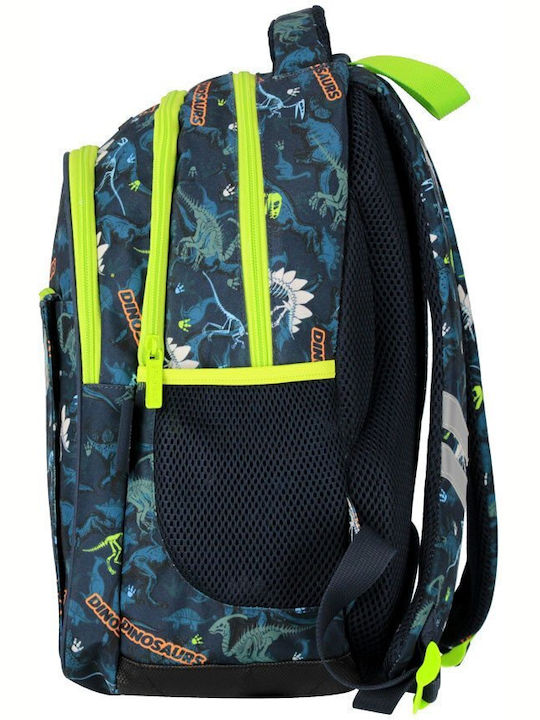 School Backpack Dino Glow In Dark Stk-15 Pb1/12