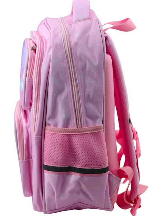 Unicorn School Backpack Chest Strap Pink 20l