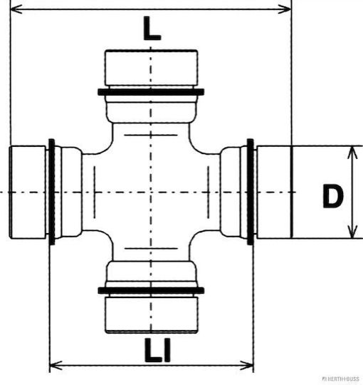 Joint Drive Shaft Herth+buss Jakoparts J2925000