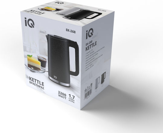 IQ Kettle 1.7lt 2200W Black