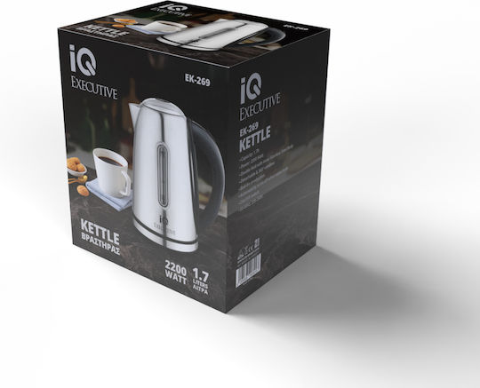 IQ Executive Reisekessel 1.7Es 2200W Silber