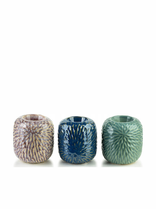 Home&Styling Collection Χριστουγεννιάτικο Κηροπήγιο 9.5x9.5εκ.