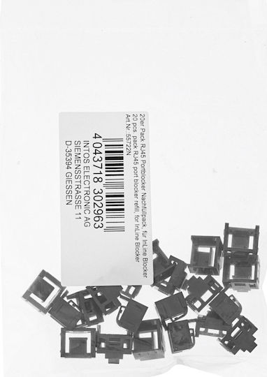 Inline Inline RJ45 Port Blocking Refill Pack 20 Blockers Black