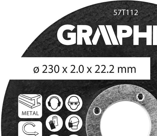 Graphite Δίσκος Κοπής Μετάλλου 230mm