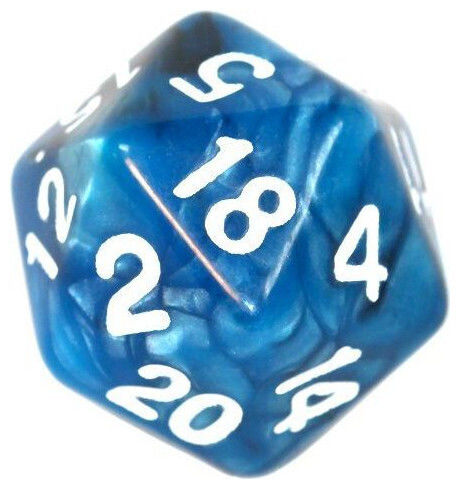 Σετ Ζαριών Rebel Rpg Δίχρωμα Μαύρο-μπλε