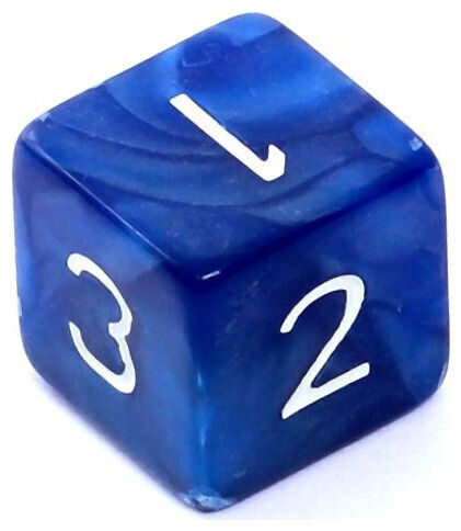 Rebel Σετ Ζαριών Rpg Μαργαριταρένια Σκούρο Μπλε