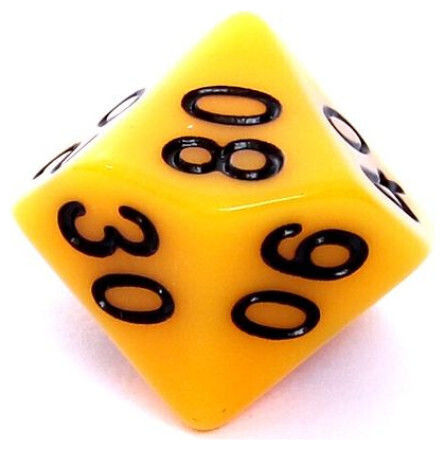 Rebel Σετ Ζαριών Rpg Ματ Κίτρινα
