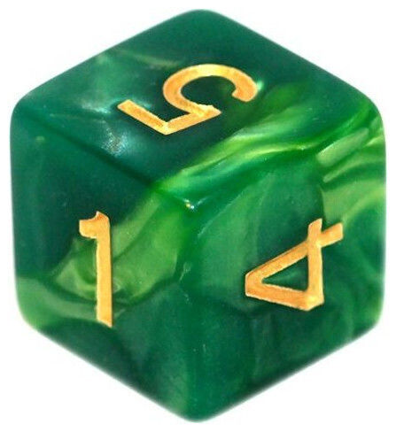 Rebel Σετ Ζαριών Rebel Rpg Δίχρωμα Μέντα-πράσινα
