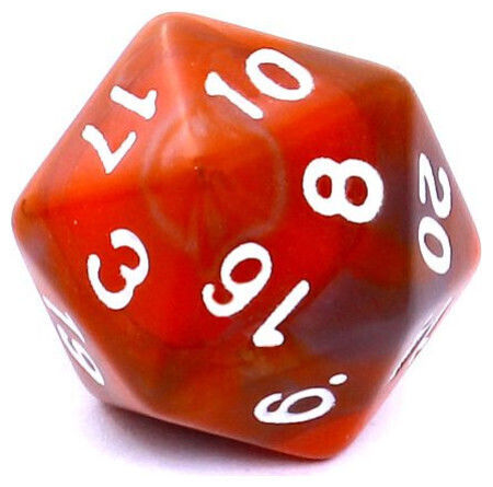 Σετ Ζαριών Rebel Rpg Δίχρωμα Πορτοκαλί-γκρι 106472