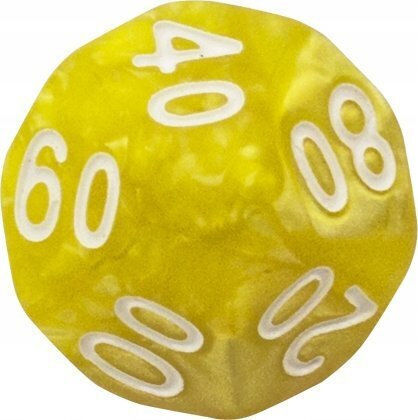 Rebel Dice Set Rebel RPG Pearl Light Yellow