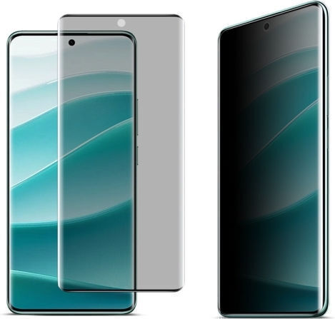 Privacy Full Face Tempered Glass Μαύρο (Redmi Note 14 4G / Redmi Note 14 5G / Poco M7 ProHonor X7Realme 14 Pro)