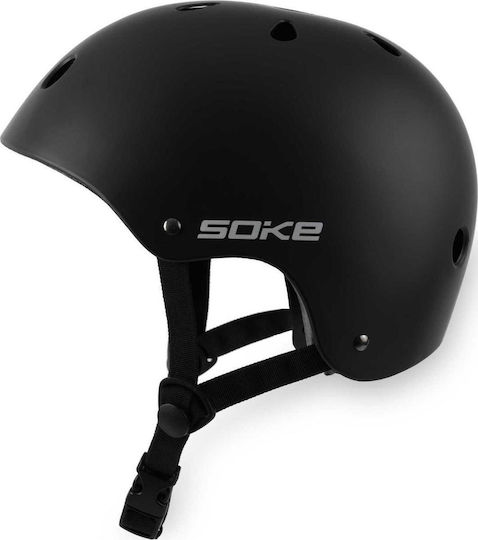 Soke Κράνος για Ηλεκτρικό Scooter σε Μαύρο Χρώμα