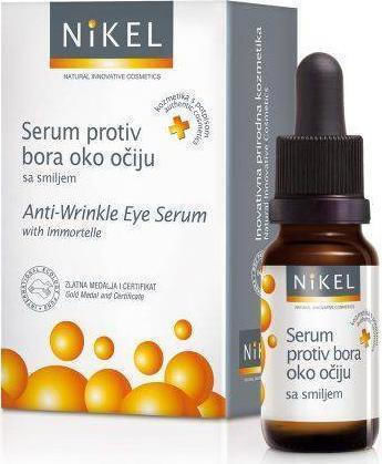 Nikel Moisturizing & Anti-aging Serum Face & Eyes with Hyaluronic Acid & Collagen for Firming & Revitalization 10ml