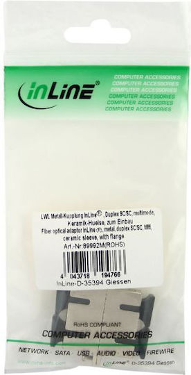 Optical Connector Inline Simplex St St Metal Sleeve Multimode 89990b