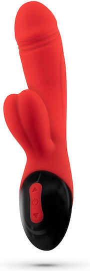 Crushious Δονητής Rabbit Κόκκινος