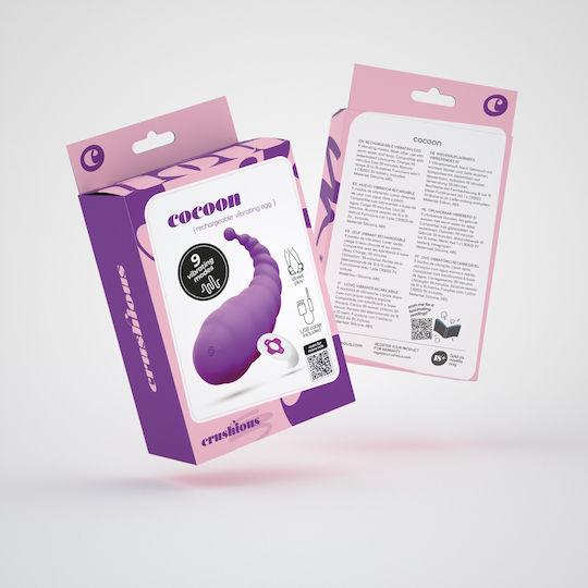 Crushious Vibrator Ei mit Fernbedienung Lila