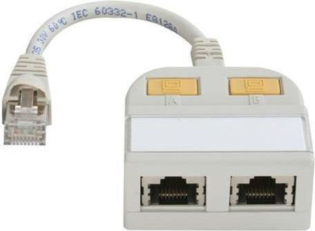 Telegärtner T-Adapter Cat5e 100base-t/isdn 21.17.3039