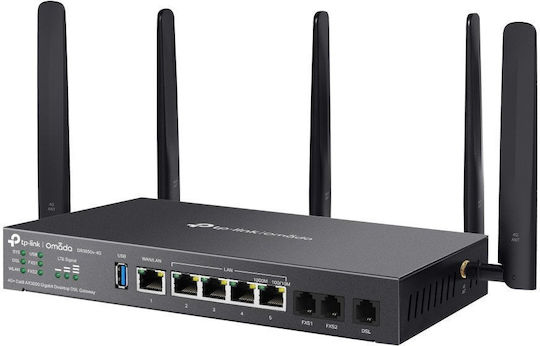 Router Tp-link Omada Dr3650v-4g Wireless Gigabit Ethernet Dual-band 2.4 Ghz/5 Ghz Black