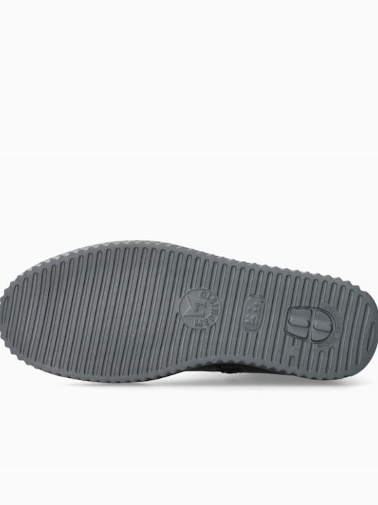 Leder Stiefeletten Damen Schwarz